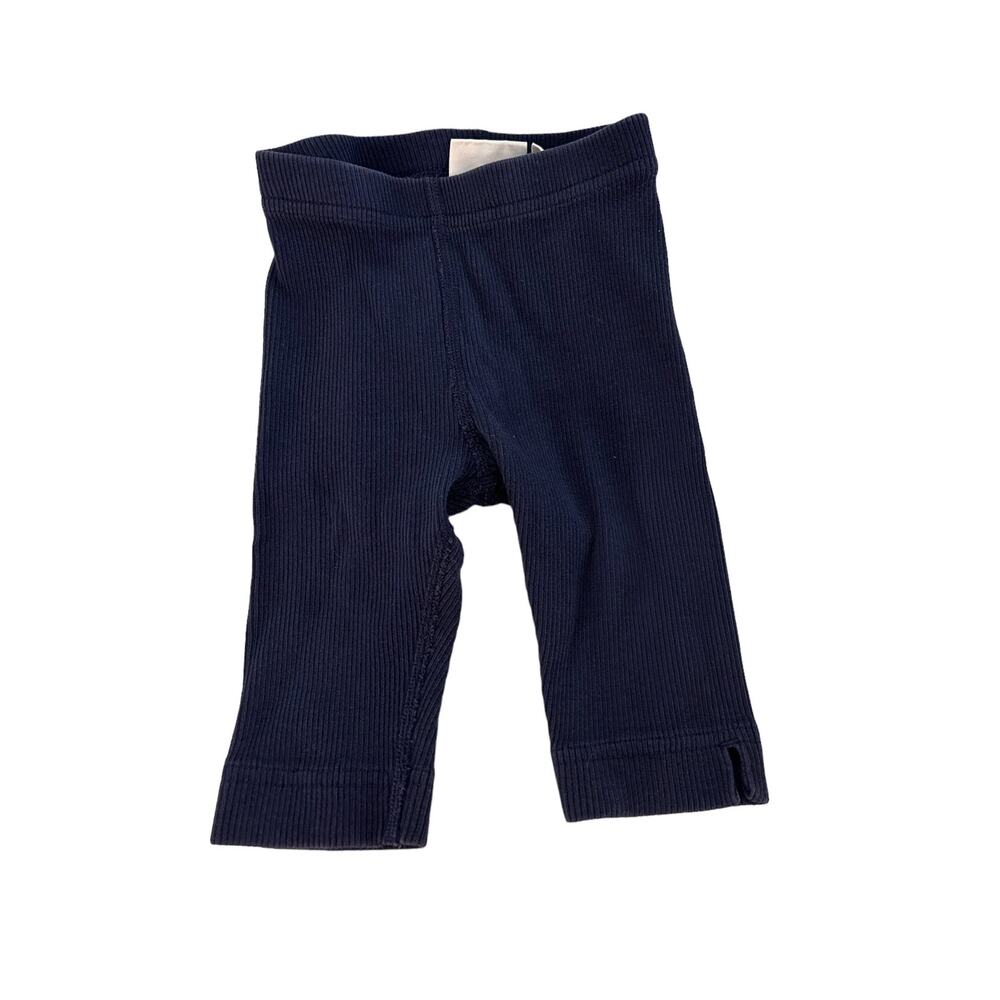 Hanna Andersson Navy Blue Ribbed Pants size 80